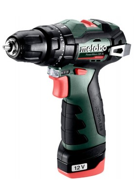 Metabo Шурпокрут-дриль POWERMAXX SB BL, акумуляторний,Li-Power, 2*12В, 2 Аг, кейс, 0.7кг