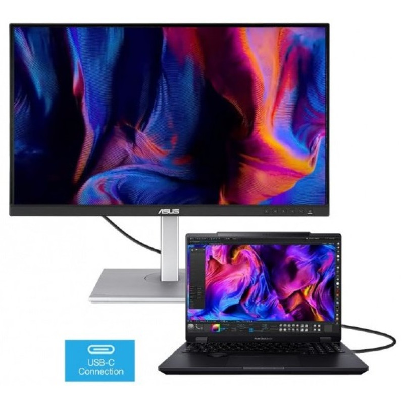 ASUS Монітор 27" ProArt PA278CGV, 2560x1440, 144Hz, 5ms, sRGB 100%, AdaptiveSync, Pivot, HDR400