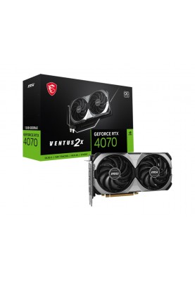 MSI Відеокарта GeForce RTX 4070 12GB GDDR6X VENTUS 2X E OC