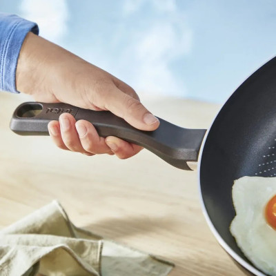 Tefal Сковорода з кришкою So' Light, 24см, алюміній, бакеліт, скло, чорний