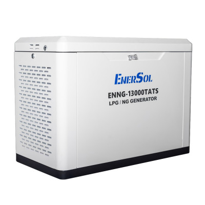 EnerSol Генератор газовий ENNG-13000TATS, 400В, 12.0-13.0кВт, 3Фази, електростартер, 234.0кг