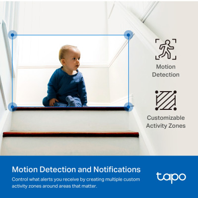 TP-Link IP-камера Tapo C232 5MP N300 microSD motion detection. AI