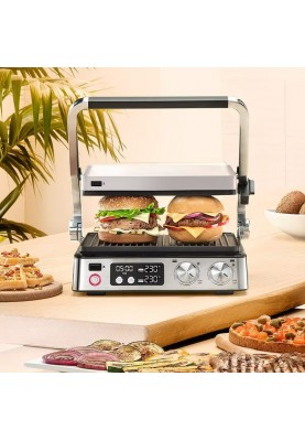 Braun Гриль притискний MultiGrill 7 CG 2000Вт, темп. режимів-3, з'ємні пластини+ пластини для вафель, метал