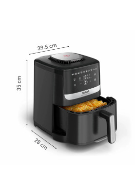Tefal Мультипіч Easy Fry Silence, 1670Вт, чаша-5л, сенсорне керув., 10 програм, пластик, чорний