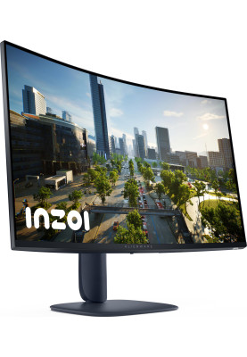 Dell Монітор 31.5" AW3225DM 2xHDMI, DP, USB, VA, 2560x1440, 180Hz, 1ms, DCI-P3 959%, CURVED, FreeSync, HDR 400