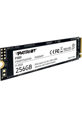 Patriot Накопичувач SSD M.2 256GB PCIe 3.0 P300