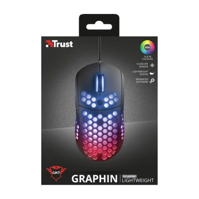 Trust GXT 960 Graphin Ultra-lightweight RGB Black