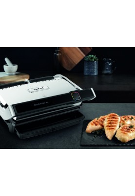 Tefal Гриль прижимний OptiGrill Elite XL 2200Вт, темп. режимів-16, з`ємні пластини, метал