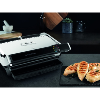 Tefal Гриль притискний OptiGrill Elite XL 2200Вт, темп. режимів-16, з'ємні пластини, метал