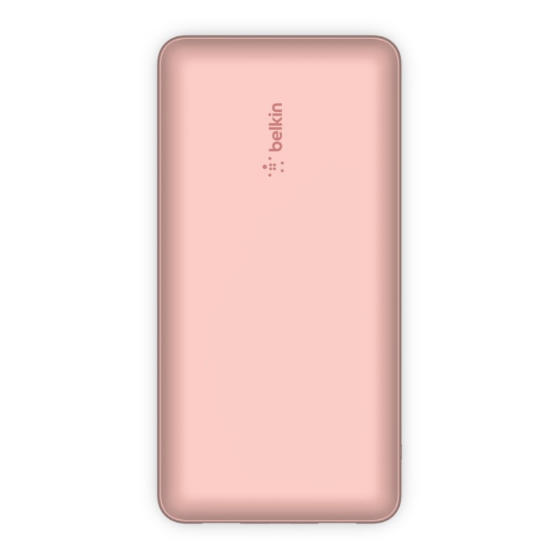 Belkin Портативний зарядний пристрій 20000mAh, 15W Dual USB-A, USB-C, rose gold