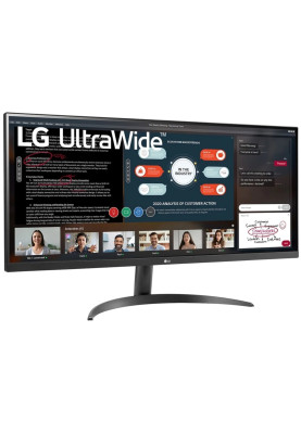 LG Монітор 34" 34WP500-B 2xHDMI, Audio, IPS. 2560x1080, 95%sRGB, FreeSync, HDR10