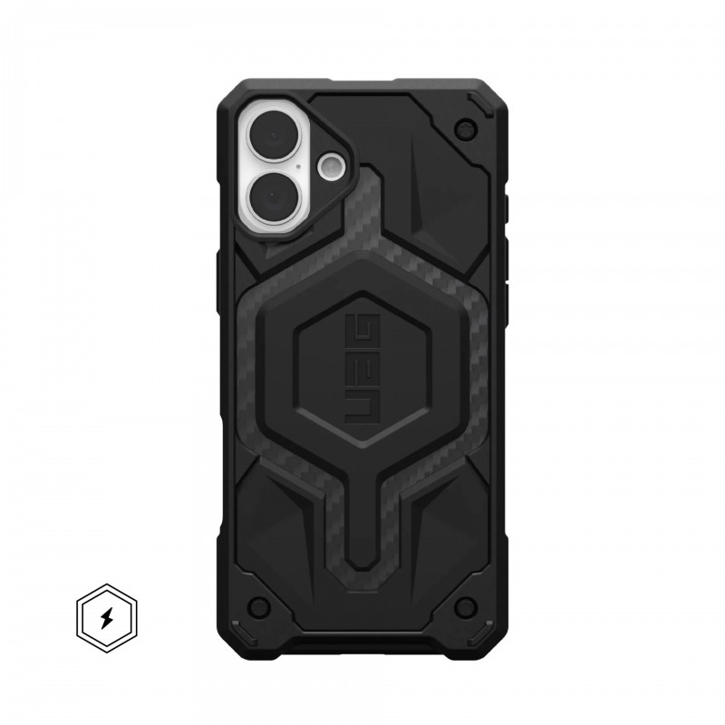 UAG Чохол для iPhone 16 Plus, Monarch Pro Magsafe, Carbon Fiber