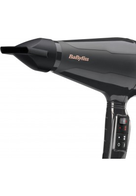 BaByliss Фен Air Pro, 2200Вт, 2 режими, дифузор, іоніз-я, хол. обдув, чорний