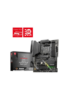 MSI Материнcька плата MAG B550 TOMAHAWK MAX WIFI sAM4 B550 4xDDR4 M.2 HDMI DP WiFi BT ATX
