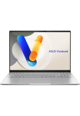 ASUS Ноутбук Vivobook S 16 M5606KA-RI010 16" 3K OLED, AMD AI 7350, 16GB, F1TB, UMA, NoOS, Сріблястий