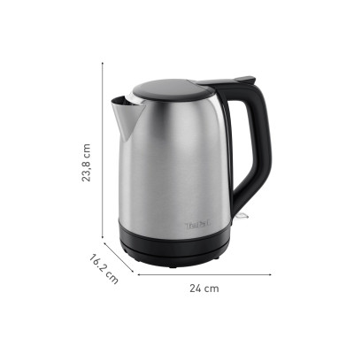 Tefal Електрочайник Tefal Subito 1.7л, нерж. сталь, чорний Tefal Електрочайник Tefal Subito 1.7л, нерж. сталь, чорний