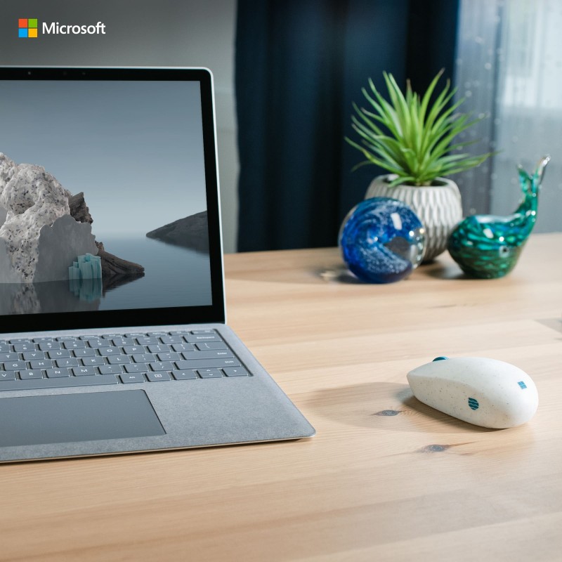 Microsoft Миша Ocean Plastic BT White