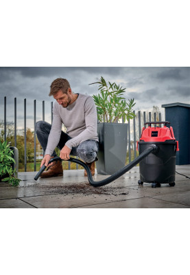 Einhell Пилосос професійний TC-VC 1820, 1250 Вт, пластик 20 л, 180 мбар, шланг 1.5 м, кабель 3 м, 3.6 кг