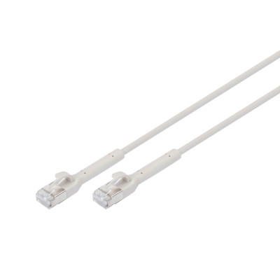 Digitus Патч-корд DIGITUS CAT 6a S-FTP, 5м, AWG 32/7, Cu, TPE-LSZH, гнучкий, сірий