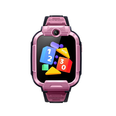 Mibro Дитячий годинник-телефон Z5, 1.69", 240x280, GPS, 2MP dual, 900мА·рік, 2АТM, розовий