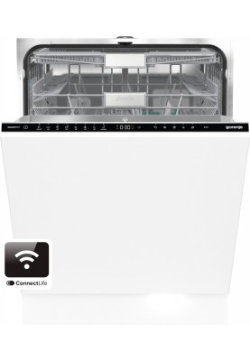 Gorenje Посудомийна машина вбудовувана, 16компл, інверторн, A+++, 60см, TotalDry, Wi-Fi, 3 кошики, білий