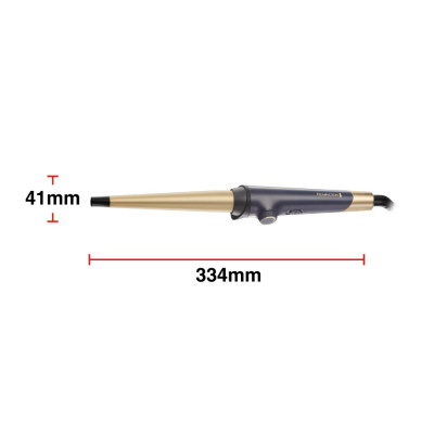 Remington Плойка Sapphire Luxe, конусна, D-13-25 mm, 130-200С, чохол, кераміка, сапфіровий
