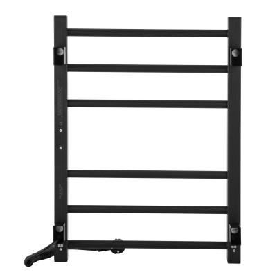 ARDESTO Рушникосушка електрична Square-TR K, 570х430х80мм, таймер-регулятор, сталь, чорний матовий ARDESTO Рушникосушка електрична Square-TR K, 570х430х80мм, таймер-регулятор, сталь, чорний матовий