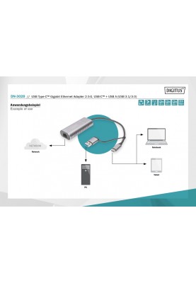 Digitus Адаптер USB-C/USB 3.0 - 2.5 Gbps Ethernet