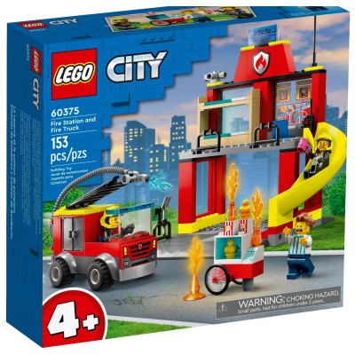 LEGO Конструктор City Пожежне депо та пожежна машина