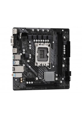 ASRock Материнська плата H610M-HDV s1700 H610 2xDDR4 HDMI DVI VGA mATX