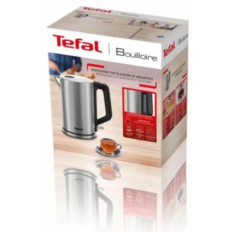 Tefal Електрочайник Bronx Electric, 1.7л, нерж. сталь, сірий