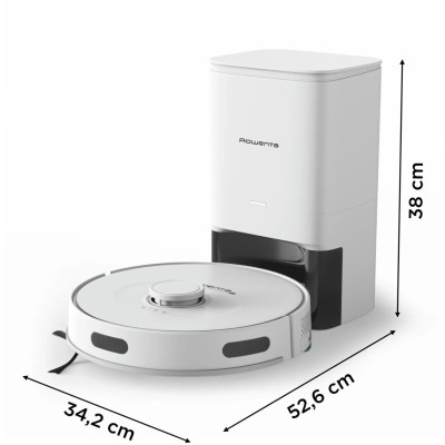 Rowenta Робот-пилосос миючий X-Plorer Serie 75 S+, 2700ПаВт, h=9.5см, 0.3л, конт пилок -0.3л, автон. робота до 120хв, білий Rowenta Робот-пилосос миючий X-Plorer Serie 75 S+, 2700ПаВт, h=9.5см, 0.3л, конт пилок -0.3л, автон. робота до 120хв, білий