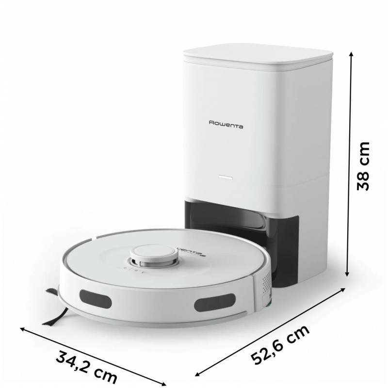Rowenta Робот-пилосос миючий X-Plorer Serie 75 S+, 2700ПаВт, h=9.5см, 0.3л, конт пил -0.3л, автон. робота до 120хв, білий