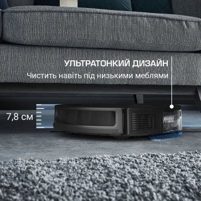 Rowenta Робот-пилосос миючий X-Plorer Serie 65, 2300ПаВт, h=7.8см, 0.3л, конт пилок -0.4л, автон. робота до 168хв, чорний Rowenta Робот-пилосос миючий X-Plorer Serie 65, 2300ПаВт, h=7.8см, 0.3л, конт пилок -0.4л, автон. робота до 168хв, чорний