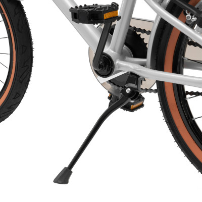 Miqilong Детский велосипед ST 20" срібний