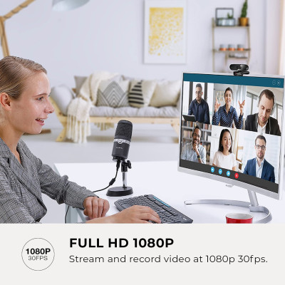 AVerMedia Веб-камера Live Streamer CAM PW310P Full HD Black