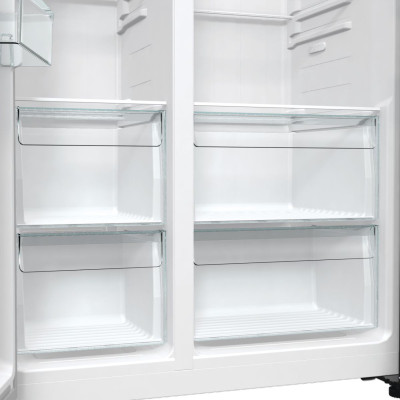 Gorenje Холодильник SBS 179х67х92см, 2 двері, 356(191)л, А++, NF+, Інв. , зона св-ті, зовн. диспл, матовий сірий Gorenje Холодильник SBS 179х67х92см, 2 двері, 356(191)л, А++, NF+, Інв. , зона св-ті, зовн. диспл, матовий сірий