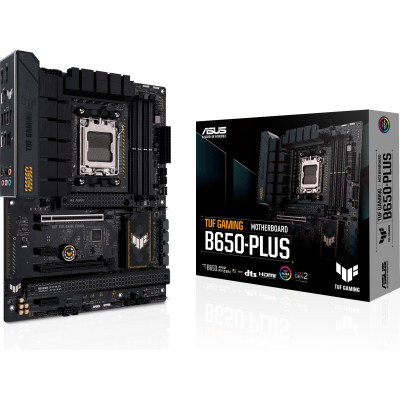 ASUS Материнська плата TUF GAMING B650-PLUS sAM5 B650 4xDDR5 M.2 HDMI DP ATX