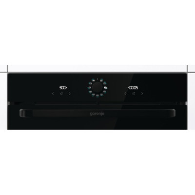 Gorenje Духовий шафа електричний, 77л, A, пара, дисплей, макс.темпер.-300, чорний
