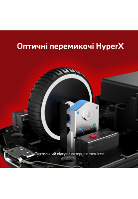 HyperX Миша Pulsefire SAGA PRO, RGB, USB-A/WL/BT, чорний