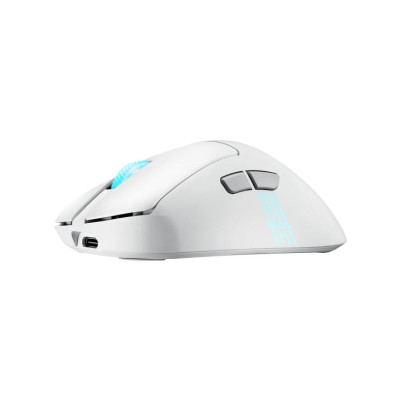 ASUS Миша ROG Keris II Origin, RGB, USB-A/WL/BT, білий