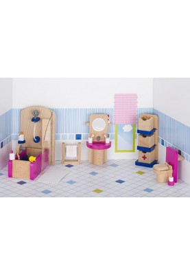 goki Набір для ляльок Меблі для ванної кімнати
