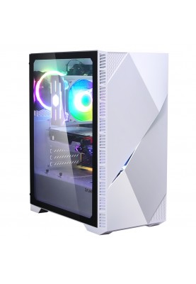 Zalman Корпус Z3 Iceberg, без БЖ, 2xUSB3.0, 1xUSB2.0, 2x120mm ARGB fans, TG Side Panel, EATX, White