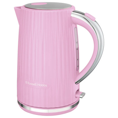 Russell Hobbs Електрочайник Eden, 1.7л, нержавіюча сталь, пластик, малиновий