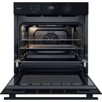 Whirlpool Духовий шафа електричний, 71л, A+, дисплей, конвекція, телескопічні напрямні, пара, чорний