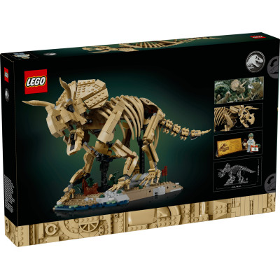 LEGO Конструктор LEGO Jurassic World Скамянілості динозаврів: трицератопс