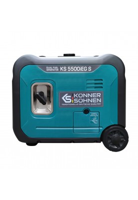 Könner & Söhnen Генератор газово-бензиновий інверторний KS 5500iEG S, 230В, 5.5кВт, електростартер, 52.5кг