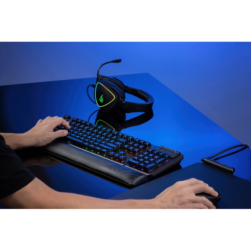 ASUS Клавіатура ROG CLAYMORE II RD RGB 108key USB/WL EN Black