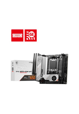 MSI Материнська плата MPG B650I EDGE WIFI sAM5 B650 2xDDR5 M.2 HDMI WiFi BT Mini-ITX