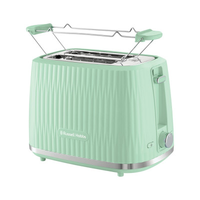 Russell Hobbs Тостер Eden 800Вт, пластик, підігрів, розморожування, фісташковий